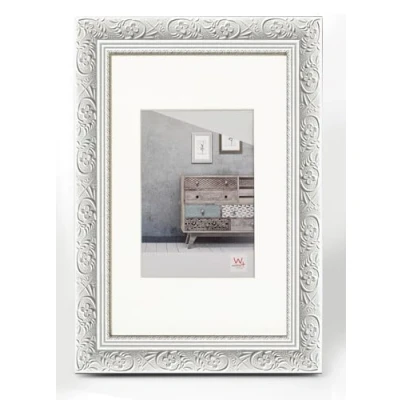 Imagen de Walther Design CR070W Barock, Marco de madera, blanco, 50 x 70 cm