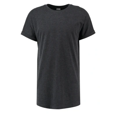 Imagen de Urban Classics LONG Shaped Turnup Camiseta básica charcoal, Hombre, Talla: Large, Charcoal