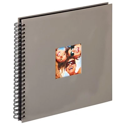 Imagen de walther design Álbum de fotos gris 30 X cm espiral con perforación, Fun SA 110