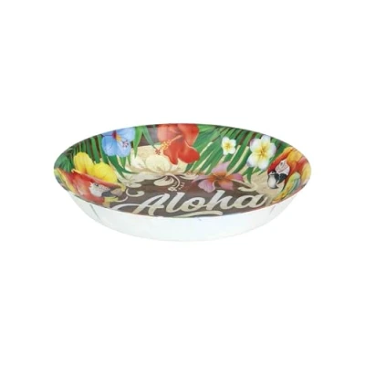 Imagen de Fiestas GUIRCA Bol de Verano Reutilizable (32 cm) Decoración Mesa para Graduación y Ideal Celebraciones Hawaianas Eventos Festivos Multicolor
