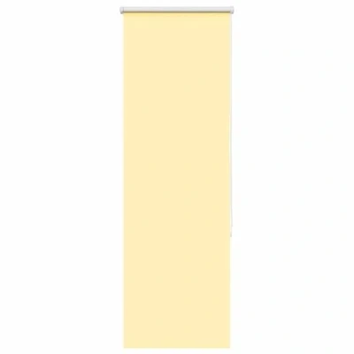 Imagen de vidaXL Estor Enrollable Opaco Amarillo 55x150 cm Tela Ancho 50,7 cm, día y Noche, de Cocina, Enrollable,