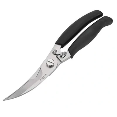 Imagen de Westmark Tijeras para aves de corral, con resorte interior y cierre, Longitud la hoja corte: 8 cm, Acero inoxidable, Poliert, Plata/negro, 13722280