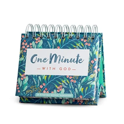 Imagen de DaySpring Un minuto con Dios Calendario Perpetuo (J1391), Verde, 5 1/2&quot; x 1/4&quot; 1