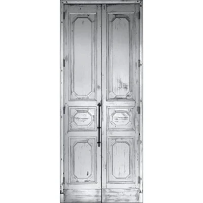 Imagen de Plage Mansión Trampantojo de Puerta, Vinilo, Blanco, 83x204 cm