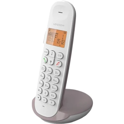 Imagen de Logicom ILOA 150 Teléfono Fijo inalámbrico sin contestador Solo Teléfonos analógicos y dect Gris Pardo