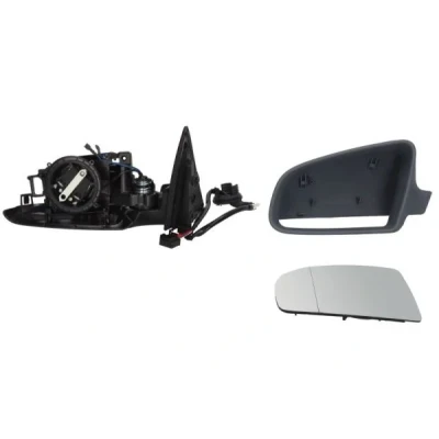 Imagen de espejo retrovisor Blic 5402 04 1125798 izquierda imprimado eléctrico completo, térmico, asférico AUDI: A6 C6 Sedán, Allroad