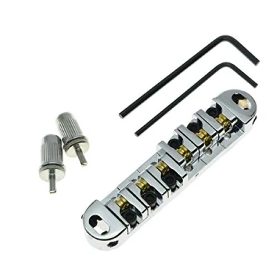 Imagen de Puente de sillín cromado LP para guitarra eléctrica Tune o matic Les Paul SG