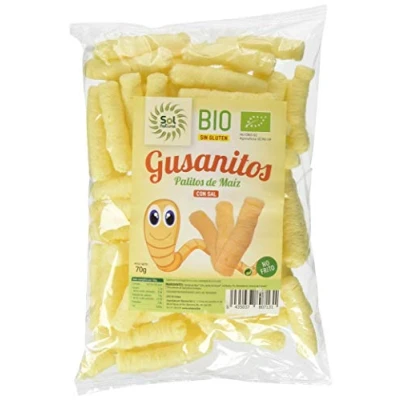 Imagen de SOLNATURAL GUSANITOS DE MAIZ Gigantes Bio 70 g, No aplicable