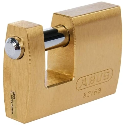 Imagen de Abus 82/63 KA8501 Candado rectangular de latón 63mm llaves iguales