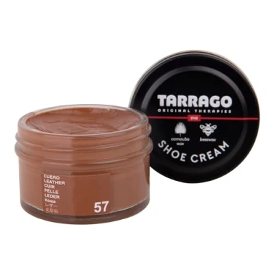 Imagen de Tarrago Shoe Cream 50 ml Crema para Zapatos, Bolsos y Accesorios de Cuero Sintético (Cuero 57)