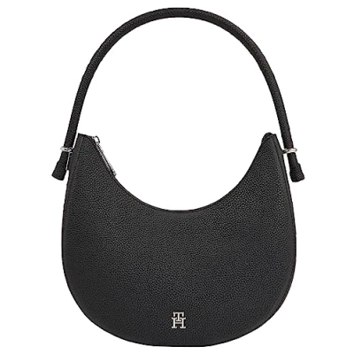 Imagen de Tommy Hilfiger Mujer Bolso Emblem con cremallera, Multicolor (Black), Talla Única