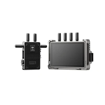 Imagen de DJI Transmission (Pack de Monitor Alto Brillo), transmisión en 1080p/60 fps a 6 km, transmisor y Brillo, Receptor inalámbrico Integrado, Control estabilizador/Enfoque/cámara