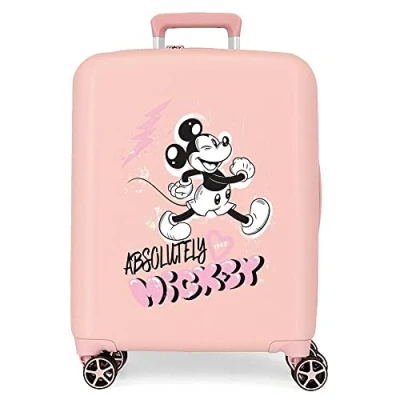 Imagen de Disney Mickey Friendly Maleta de cabina Nude 40x55x20 cms Rígida ABS Cierre TSA integrado 38