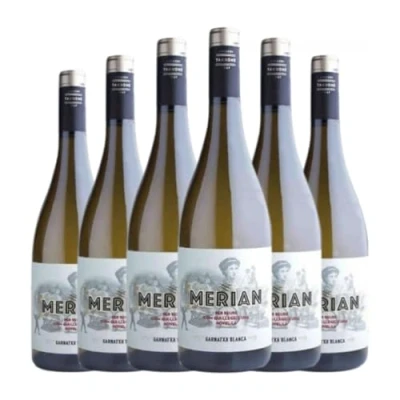 Imagen de Cellers Tarrone Merian Blanc Terra Alta Joven 75 cl Vino blanco (Caja de 6 Botellas cl)