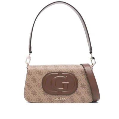 Imagen de Guess Mietta FLAP Shoulder BAG Bandolera, Mujer, Talla: One Size, Latte/brown
