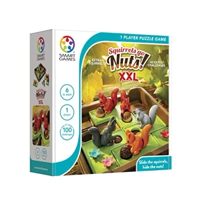 Imagen de Squirrels Go Nuts XXL, Extra Large Puzzle Game with 100 Challenges, 6+ Years
