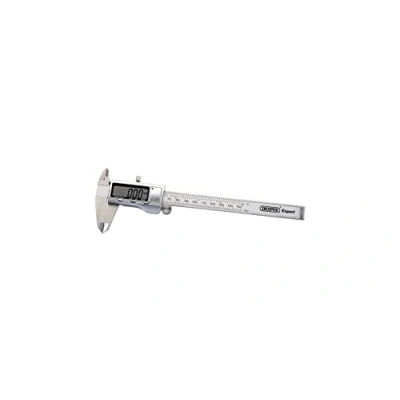 Imagen de Draper 80859 Calibrador Vernier Digital de Doble Lectura, Acero Inoxidable, 150 mm