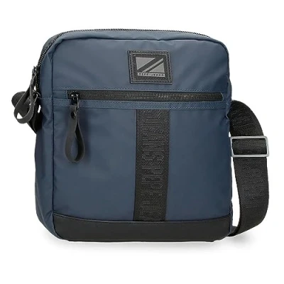 Imagen de Pepe Jeans Hoxton Bandolera Portatablet Azul 23x27x7 cms Poliéster