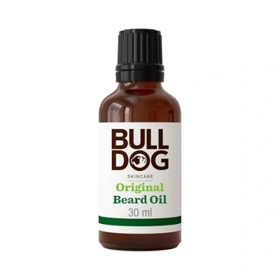 Imagen de Bulldog Skincare Aceite para Barba con Ingredientes Naturales Aloe Vera, de Camelina y Té Verde Suaviza, Amolda Acondiciona tu Formato: 30 ml 1 Unidad
