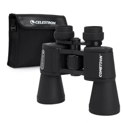 Imagen de Celestron 71198 Cometron 7x50: prismáticos con prisma Porro, negro