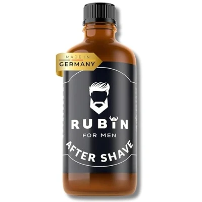 Imagen de Rubin for Men Loción Suave para Después del Afeitado Hombres 100 ml de Confort y sin Irritaciones la Piel Bálsamo After Shave Caballeros