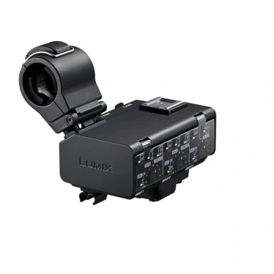 Imagen de Panasonic Lumix DMW XLR2 XLR Adaptador de Micrófono DC GH7, Grabación 32 bits Punto Flotante, Alta Resolución, 4 Canales, Soporte Micrófono, Miniconector Estéreo 3,5 mm, Negro