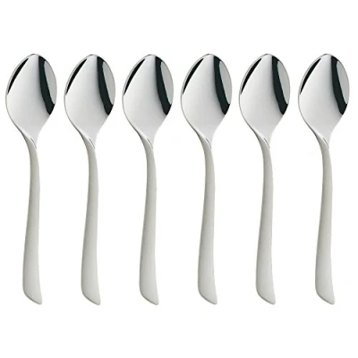 Imagen de WMF Virgina Set 6 cucharas de Moca, cromargan Protect, Color Plateado