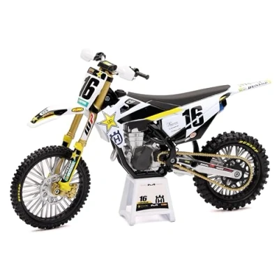 Imagen de NEWRAY SRL Moto Rockstar Energy 1:12 5824 American Modelos a Escala, Multicolor (58243)