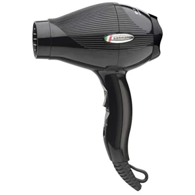 Imagen de GAMMAPIU&#039; Secador de Pelo Profesional E T.C Mini, Ideal para Viajes, Ligero y Compacto, Silencioso, Potente, Secadora Cabello, Parrilla Revestida Turmalina, W 1000 1200 Enchufe Italiana