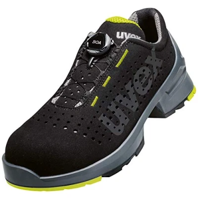Imagen de UVEX Low Shoe 65658 Boa S1 Size 44 PU W11, Zapatos de Seguridad y contra Incendios Unisex Adulto, Cal Negro, EU