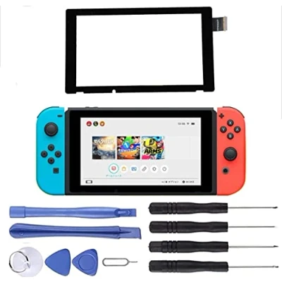 Imagen de NB+ Touch Screen Replacement Compatible with Nintendo Switch 2017 Front Digitizer Glass Black (Not LCD display)