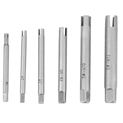 Imagen de Extractor De Grifo Juego Tornillo Desgarrado Removedor Grifos Cabeza Rota (tamaño : 6pcs)
