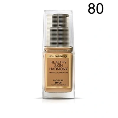 Imagen de Max Factor Healthy Skin Harmony Base de Maquillaje Tono 80 Bronze 146 gr