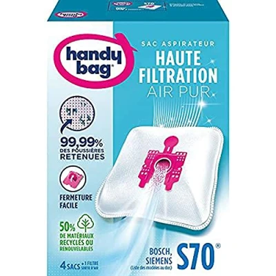 Imagen de Handy Bag S70 Bolsas para aspirador Bosch Arriva/Siemens Smily Super SX