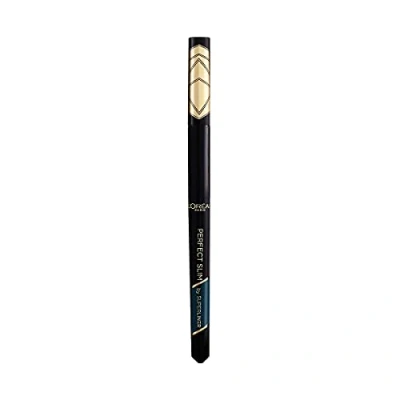 Imagen de L&#039;Oréal Paris, Delineador Líquido Super Liner Perfect Slim, Turquesa Intenso y preciso, Resistente al Agua, 05 Teal