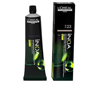 Imagen de inoa color 7.23 rubio irisado dorado 60 gr, Loreal