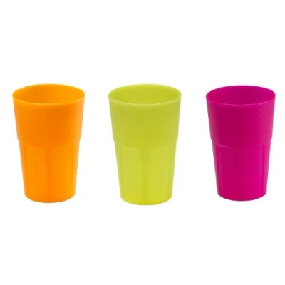 Imagen de Mojito Design Empaque de Vasos para Cocktail, plàstico, Mezcla Colores Fluo, 0.35 litros, 6 Unidades