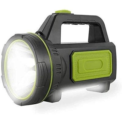 Imagen de ATopoler linterna LED de alta potencia recargable USB 135000 lúmenes 6000 mAh con luz lateral, portátil e impermeable para senderismo, emergencias, caza en camping