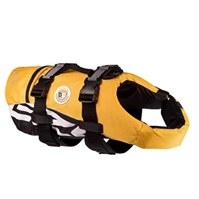 Imagen de EzyDog Chaleco Salvavidas para Perros DFD Ideal Natación y que tu Cachorro esté Seguro en el Agua, Seguridad Ropa (XS, Amarillo)