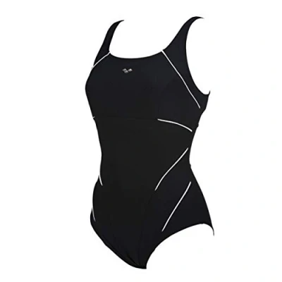 Imagen de Arena W One Piece Low C Cup Bañador Bodylift Mujer Jewel Bajo Copa C, Black White, 42