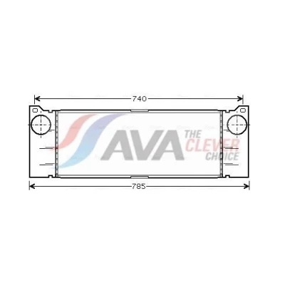 Imagen de AVA COOLING SYSTEMS MSA4371 Intercooler MERCEDES BENZ: Vito Mixto, Viano, Bus