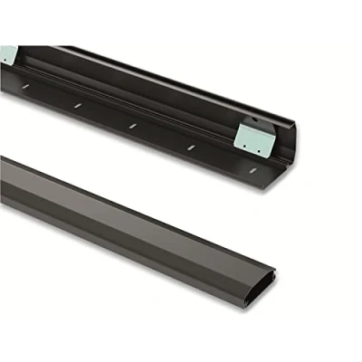 Imagen de PureMounts® Conducto para cables de aluminio con 1 cinta adhesiva 3M 40 cm como accesorio, 0,50 m, negro