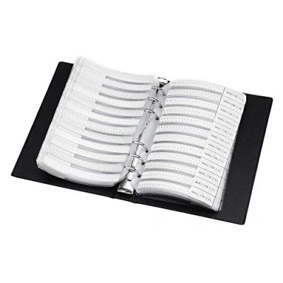 Imagen de DollaTek 1% 0603 Cartella Assorted Resistor SMD (0 ohm 10M Ohm) 170value x 50pcs = 8500pcs Sample Book