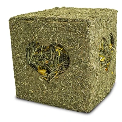Imagen de JR FARM Cubo de heno Grande con Flores 450 g