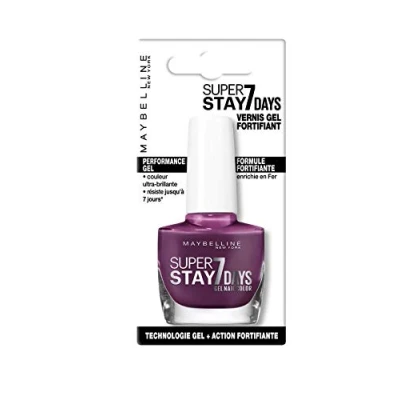 Imagen de Maybelline Super Stay 7 Days 275 Social Berry Violeta esmalte de uñas esmaltes (Violeta, Mujeres, Berry, Botella, día(s), 21 mm)
