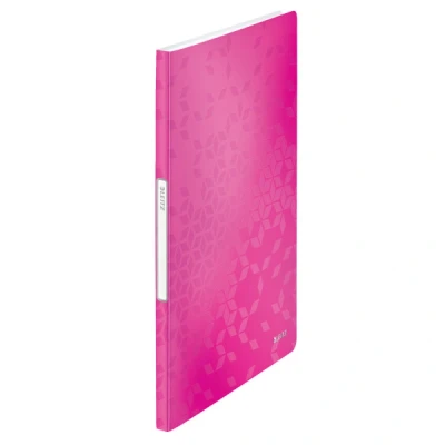 Imagen de LEITZ 46310023 Carpeta de fundas WOW PP 20 DIN A4 color fucsia metalizado