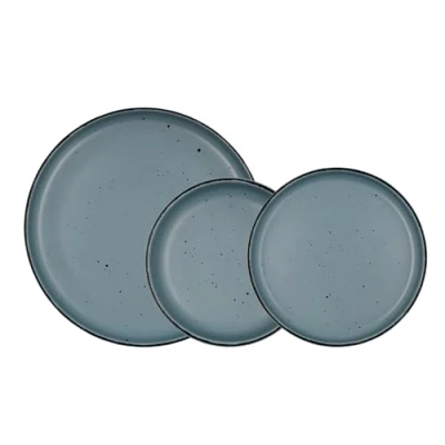 Imagen de QUID MARINA Vajilla Ceramica 12 Piezas 4 Personas