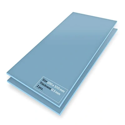 Imagen de ARCTIC TP 3: Premium Performance Thermal Pad, 200x100x0,5 mm (Apilable hasta 2,0 sin pérdida de rendimiento), 2 Piezas Pad Termico, Alto rendimiento, Particularmentesuave, Relleno ideal huecos