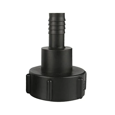 Imagen de FOGWOWO adaptador de manguera tanque IBC, 60 mm, rosca gruesa importada a 3/4 pulgadas (20 mm) jardín, válvula conexión herramientas