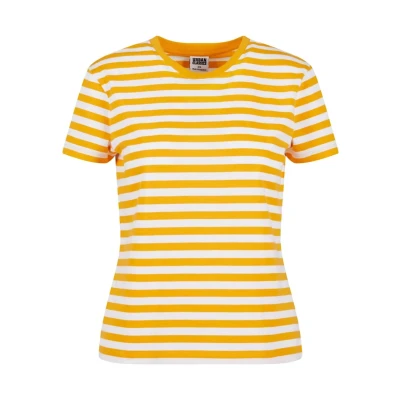 Imagen de Urban Classics Regular Striped TEE Camiseta estampada, Mujer, Talla: Large, White magicmango